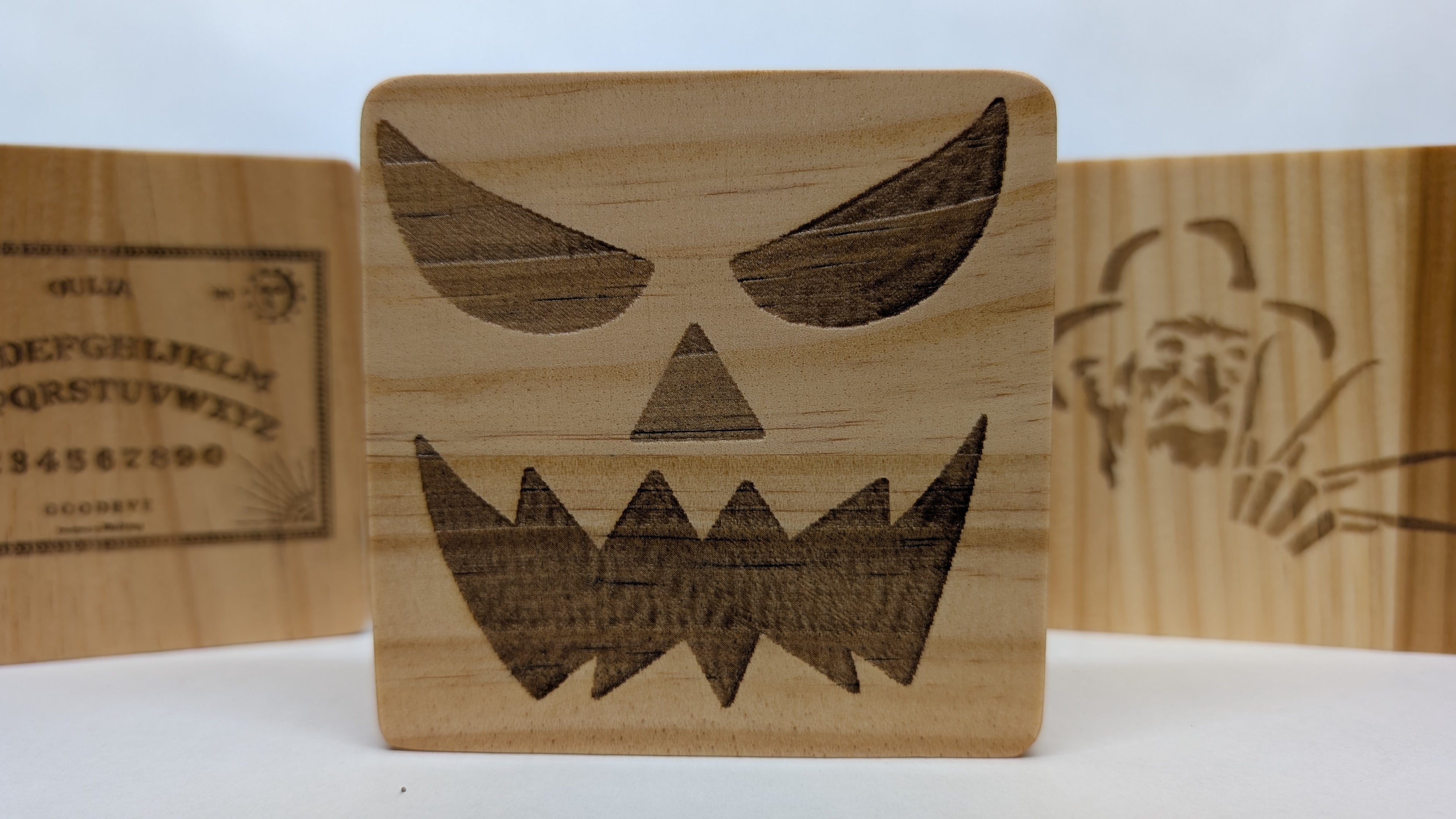 Halloween/Horror Engraved Coaster Set