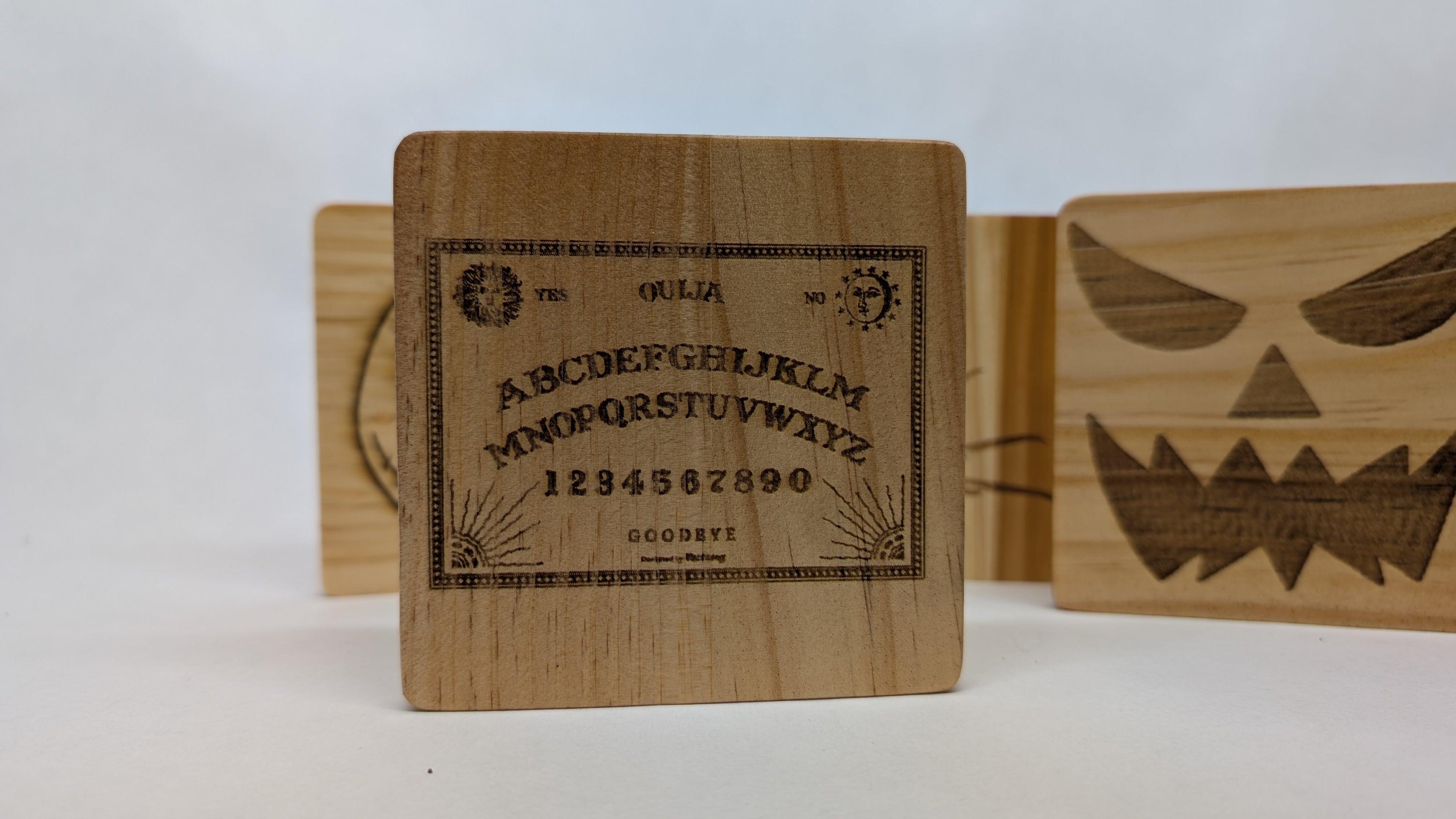Halloween/Horror Engraved Coaster Set