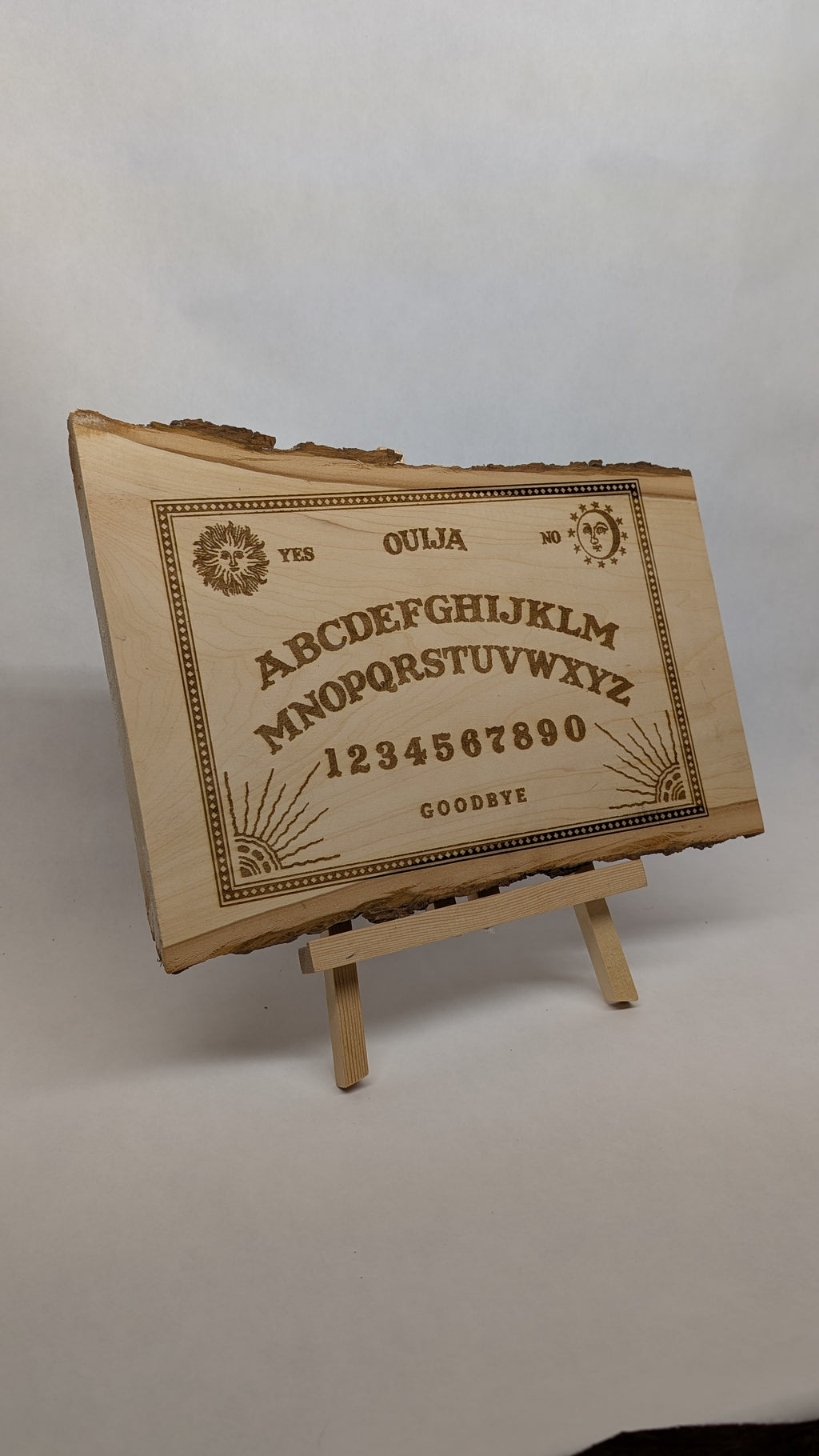 Engraved Live Edge Spirit Board