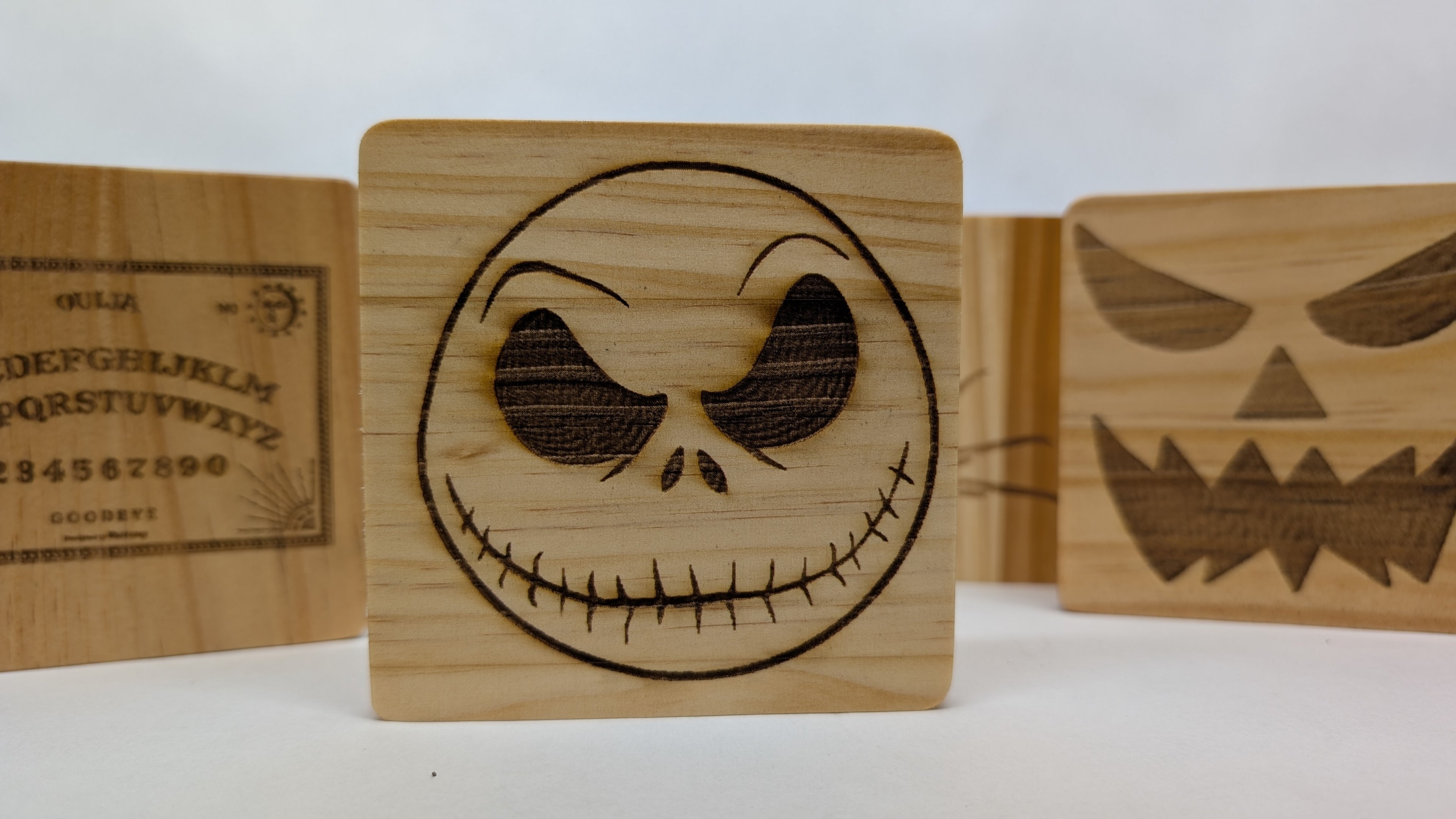 Halloween/Horror Engraved Coaster Set