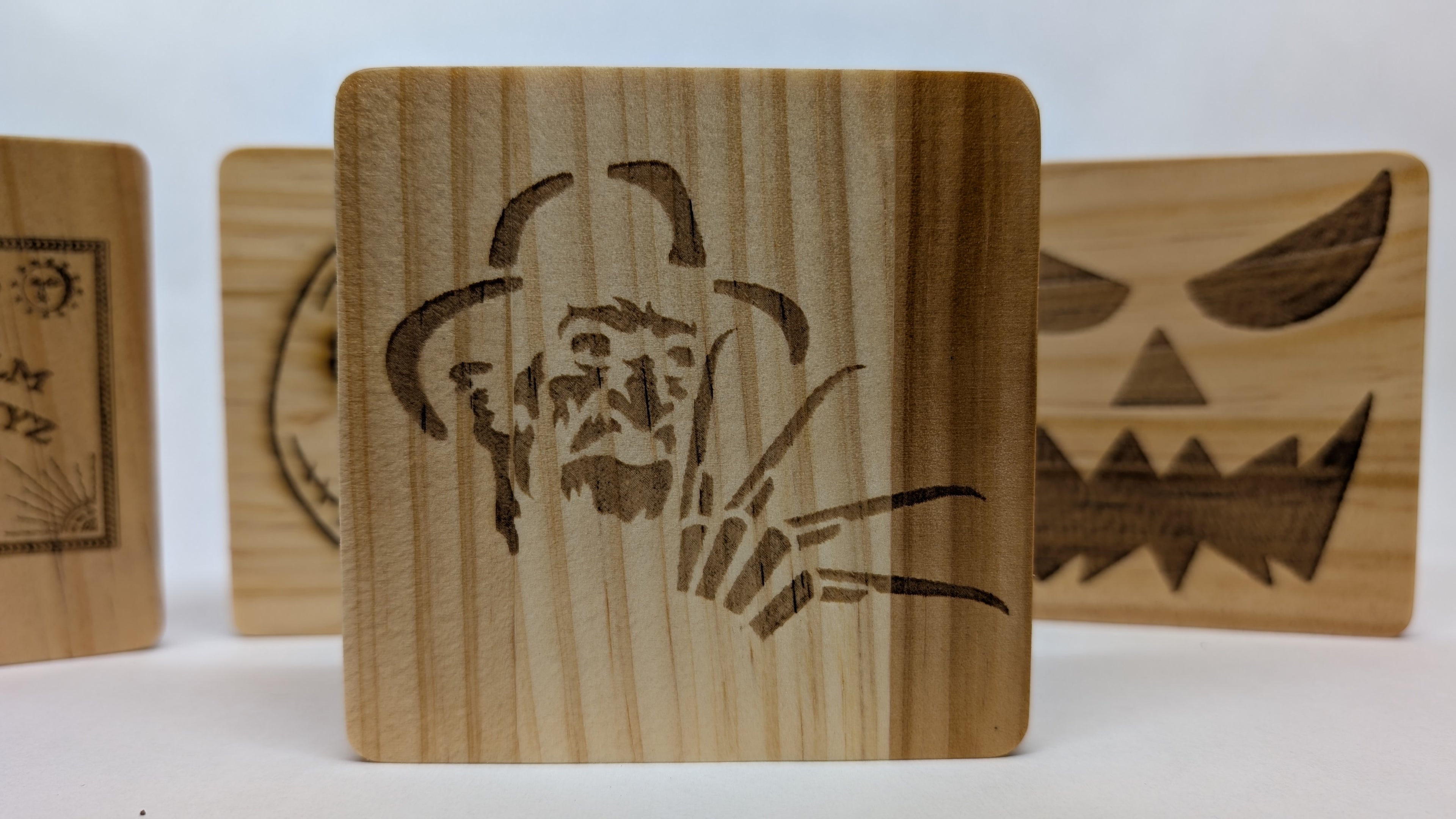 Halloween/Horror Engraved Coaster Set